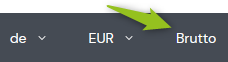 Kein Wechsel zwischen Preisen möglich