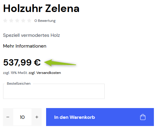 Artikel mit Staffelrabtt