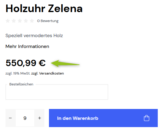 Artikel mit Staffelrabtt