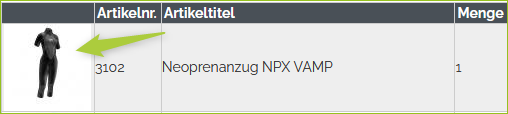 Artikelbilder sind aktiviert
