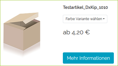 günstigster Staffelpreis für Variante