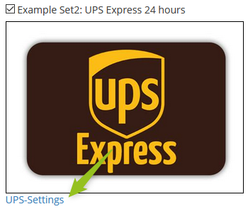UPS Settings
