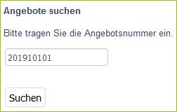 Angebote suchen