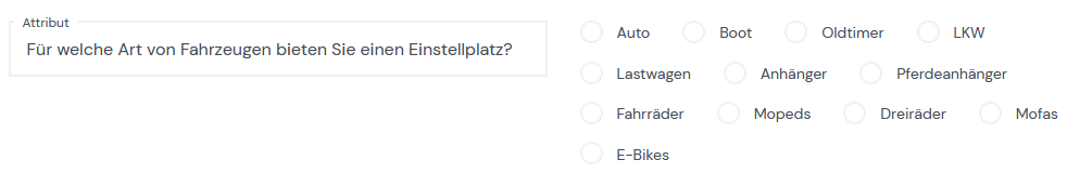 Beispiel eines Mehrfach-Auswahlfeldes