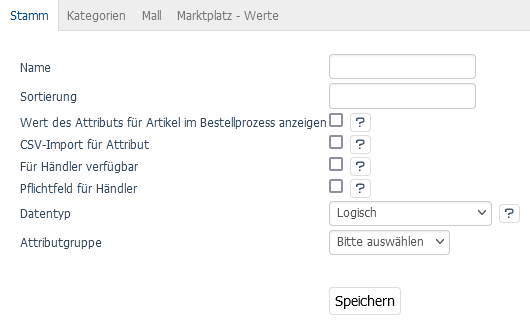 Übersicht über die Einstellungsmöglichkeiten