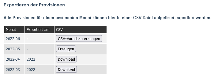 Anbieterspezifische Provisionskonditionen für Kategorien definieren