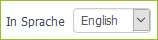 Einstellungen für neue Sprache