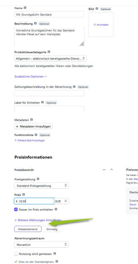 Wiederkehrende Rechnungen