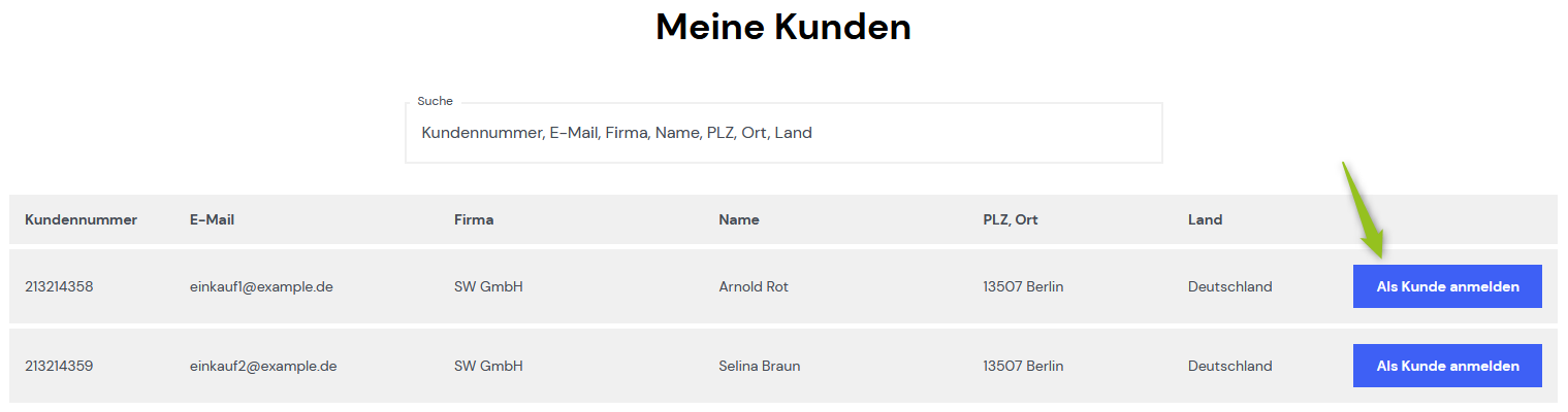 Meine Kunden