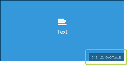 Widgets anordnen: Designeinstellungen