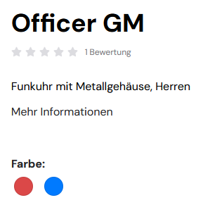 Farben als Schaltflächen