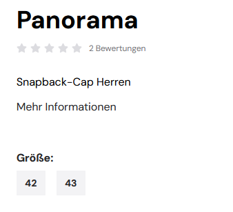 Varianten als Schaltflächen