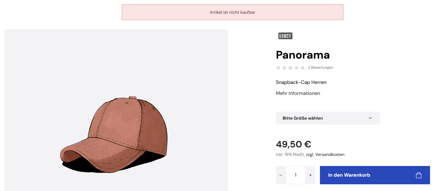 Elternarikel ist nicht kaufbar
