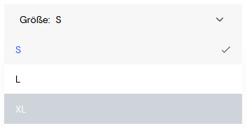 Variante nicht verfügbar