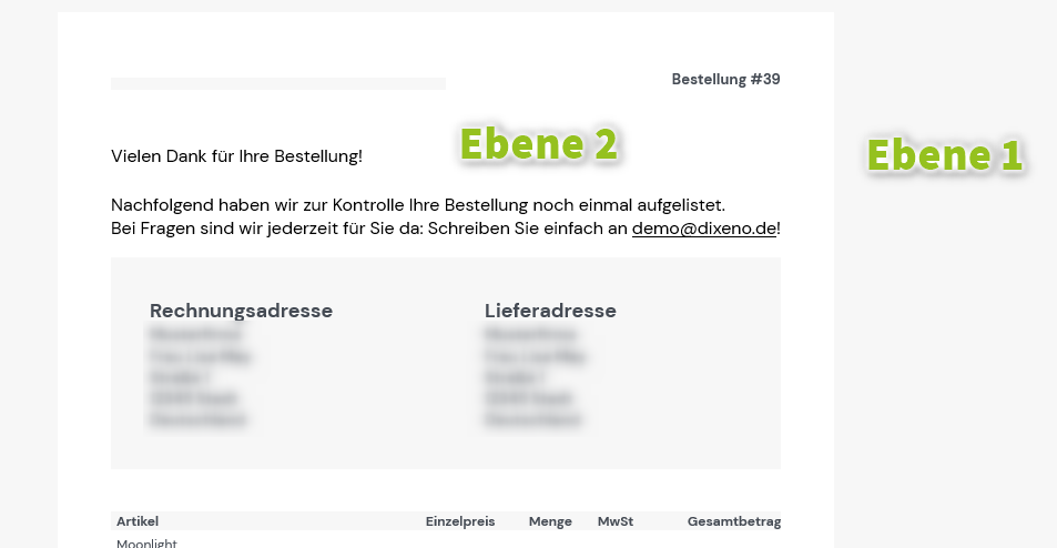 Farben in der Mail