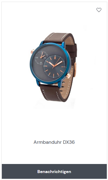 Widget Artikel Ergebnis
