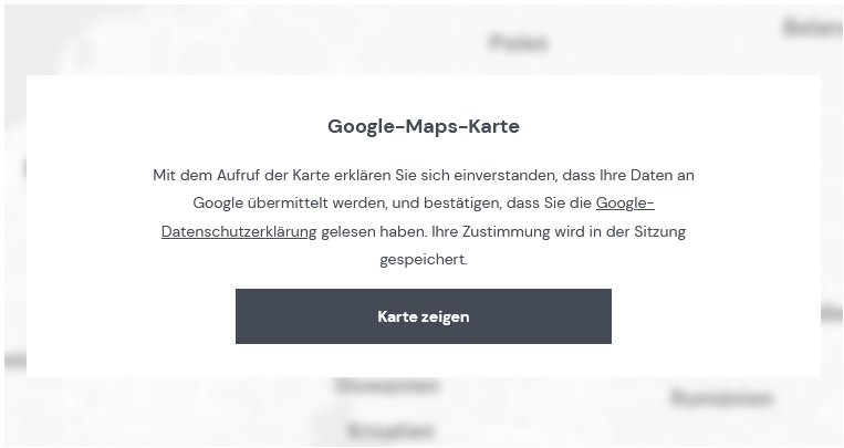 Widget Google Maps