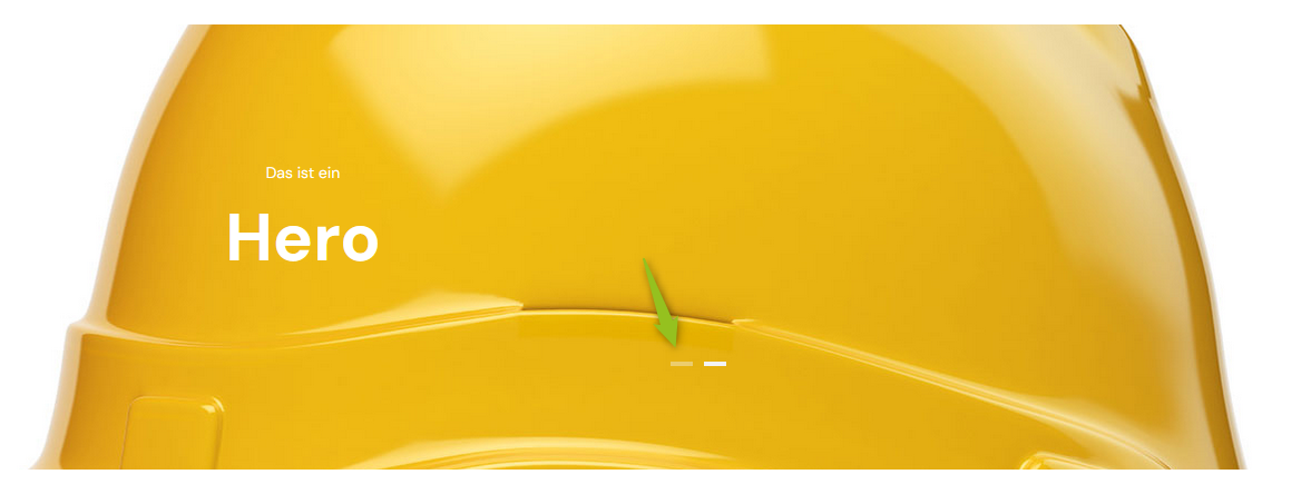 Navigationselemente Banner