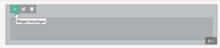Zusätzliche Row Typen Widgets